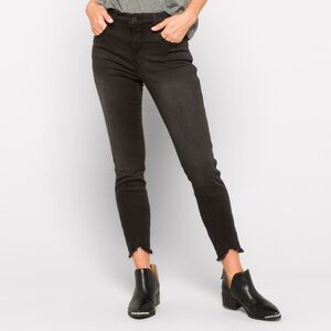 KUT FROM THE KLOTH High Rise Skinny Curved Hem Jean